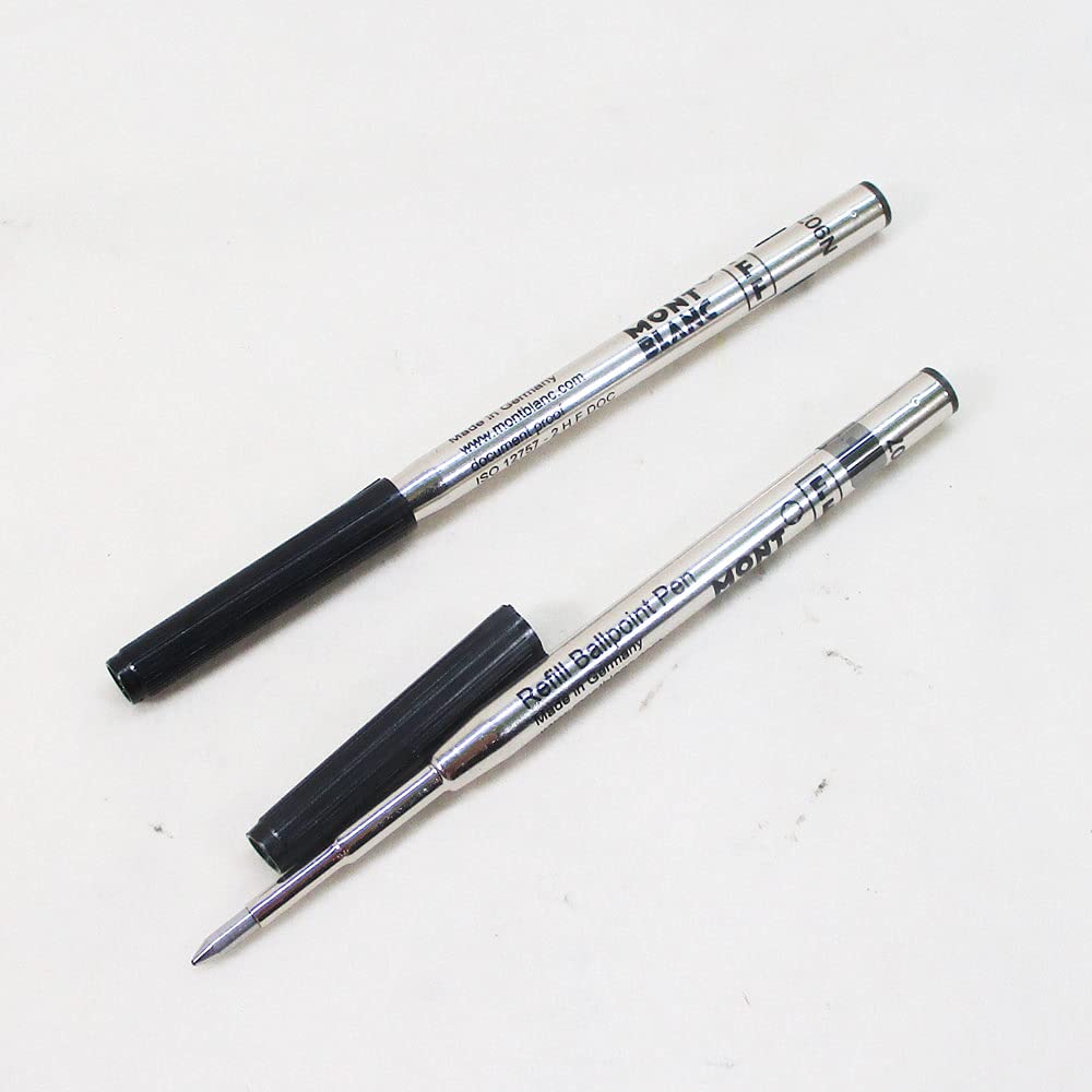 MONTBLANC ブラック ボールペン 本体　替え芯2本付き MONTBLANC ブラック ボールペン 本体替え芯2本付き